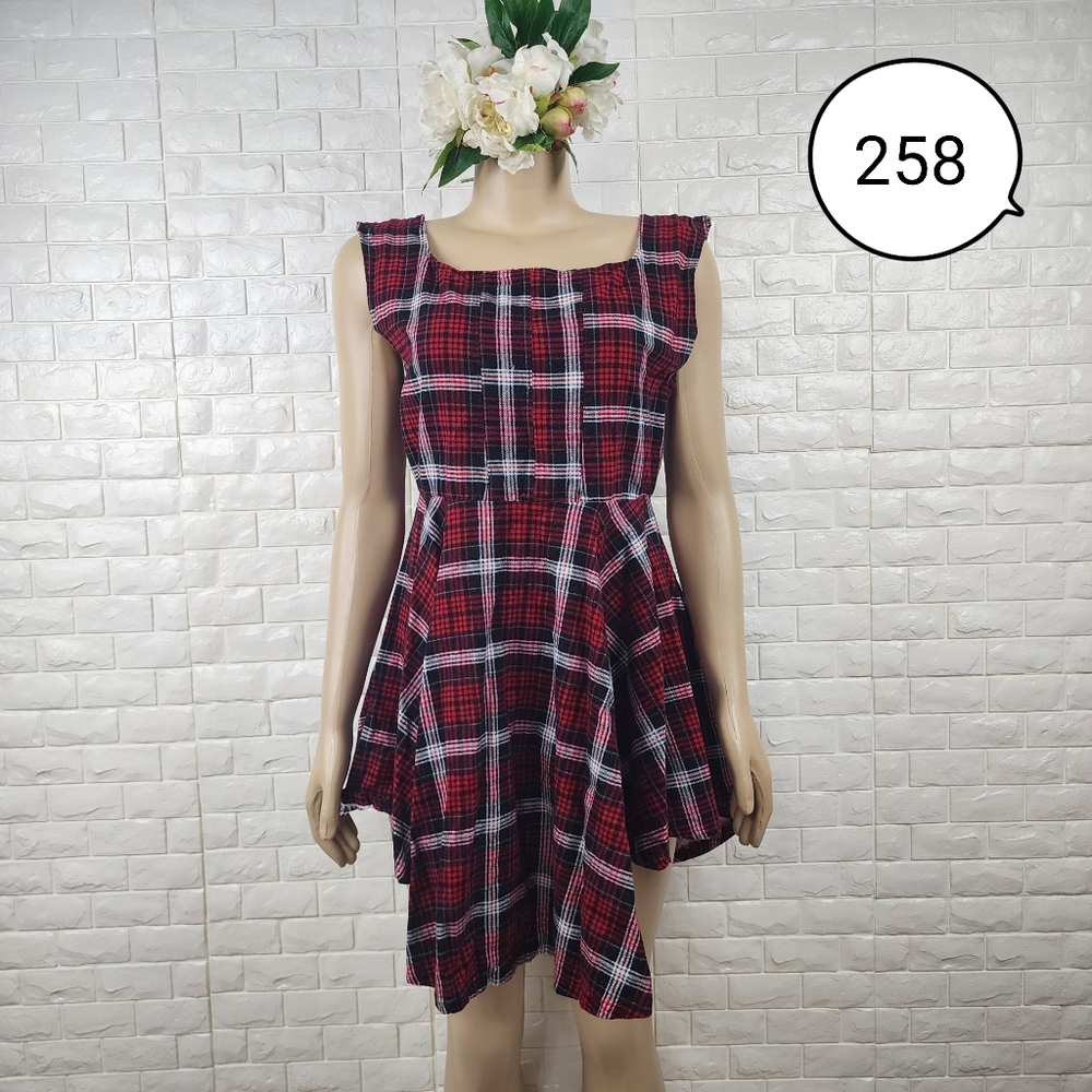 medium red mini dress